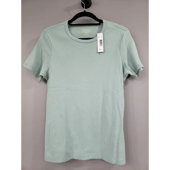 NEW MEDIUM Pendleton Women's 100% COTTON Short Sleeve Tshirt Classic Basic Solid - Picture 5 of 5